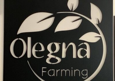 Logo representing Olenga farming, featuring agricultural elements and a modern design that symbolizes growth and sustainability.